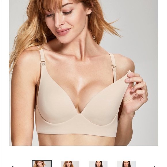 BUNDLE MORI BAY Plush Plunge Wirefree Nursing/Maternity Bras - Picture 5 of 8